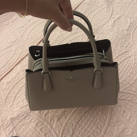 Kate Spade Gray Leather Handbag - Picture 8 of 11